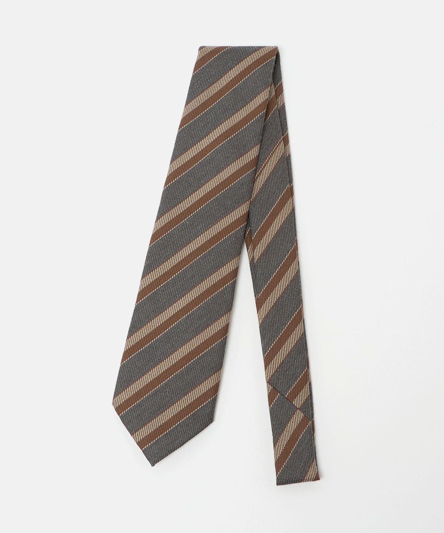 【未使用】UNITED ARROWS ユナイテッドアローズ　ネクタイ　ストライプ ネイビー ストライプ ネクタイ