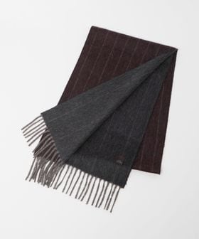 COLOMBO/＜COLOMBO＞カシミヤ リバーシブル ストライプマフラー/ストール / マフラー