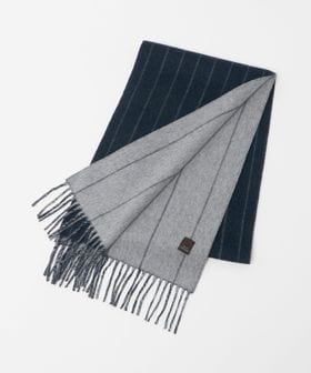 COLOMBO/＜COLOMBO＞カシミヤ リバーシブル ストライプマフラー/ストール / マフラー