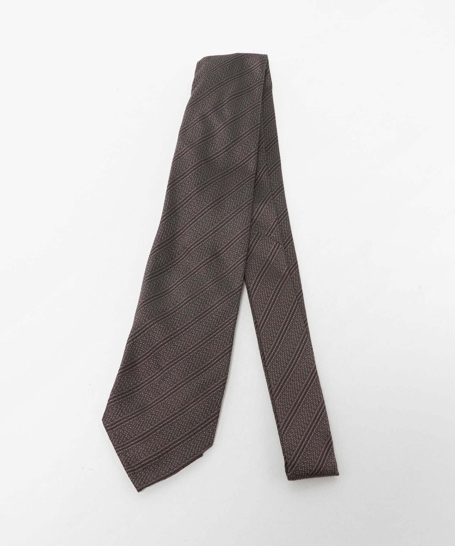 Atto Vannucciシルクネクタイ ブラックグレー ストライプ柄 楽天市場