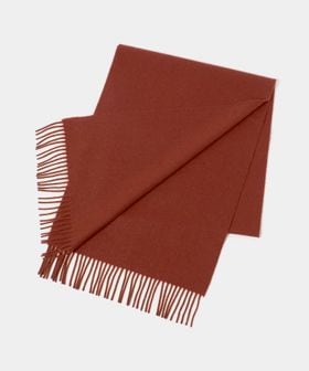 Johnstons of Elgin/【別注】＜Johnstons of Elgin＞2PLY ソリッド カシミヤマフラー/ストール / マフラー