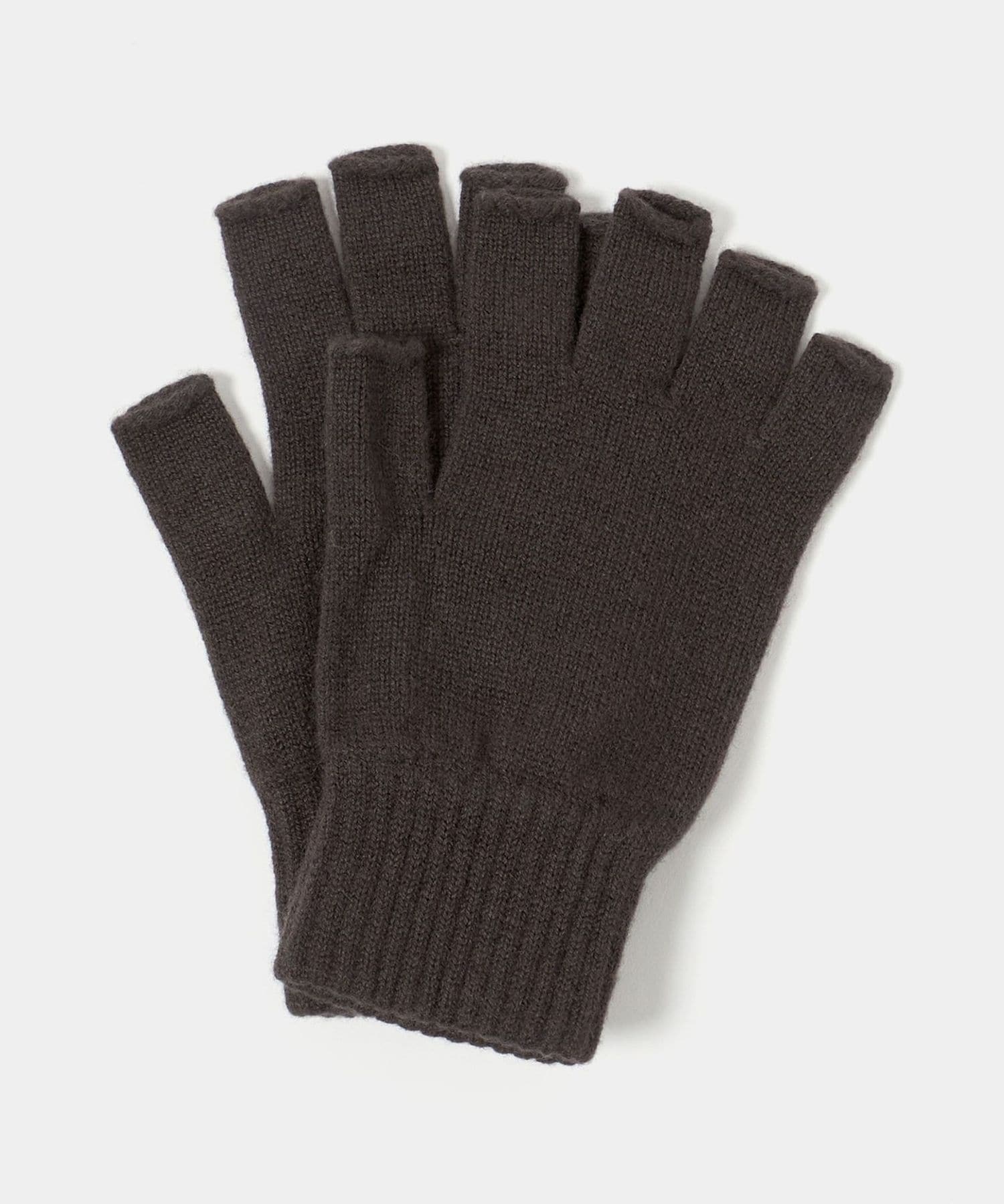 別注】＜Johnstons of Elgin＞フィンガーレス ニットグローブ