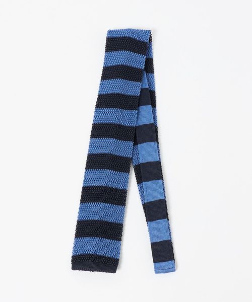 SOZZI/＜SOZZI＞シルク ニット ボーダーネクタイ/ネクタイ / ボウタイ