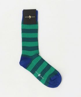 SOZZI/＜SOZZI＞カラーボーダー リブソックス/ソックス / 靴下