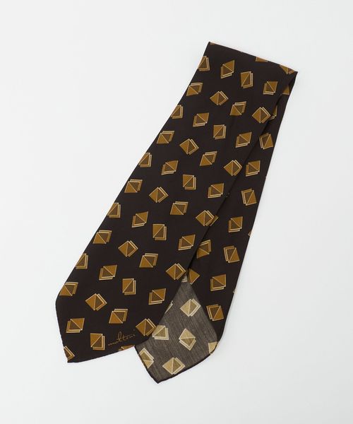 molteni/＜molteni＞ジオメトリックプリント アスコットタイ/ネクタイ / ボウタイ