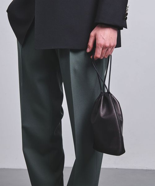 ユナイテッドアローズ UNFINISHED LEATHER/巾着バッグ UNFINISHED LEATHER/巾着バッグ