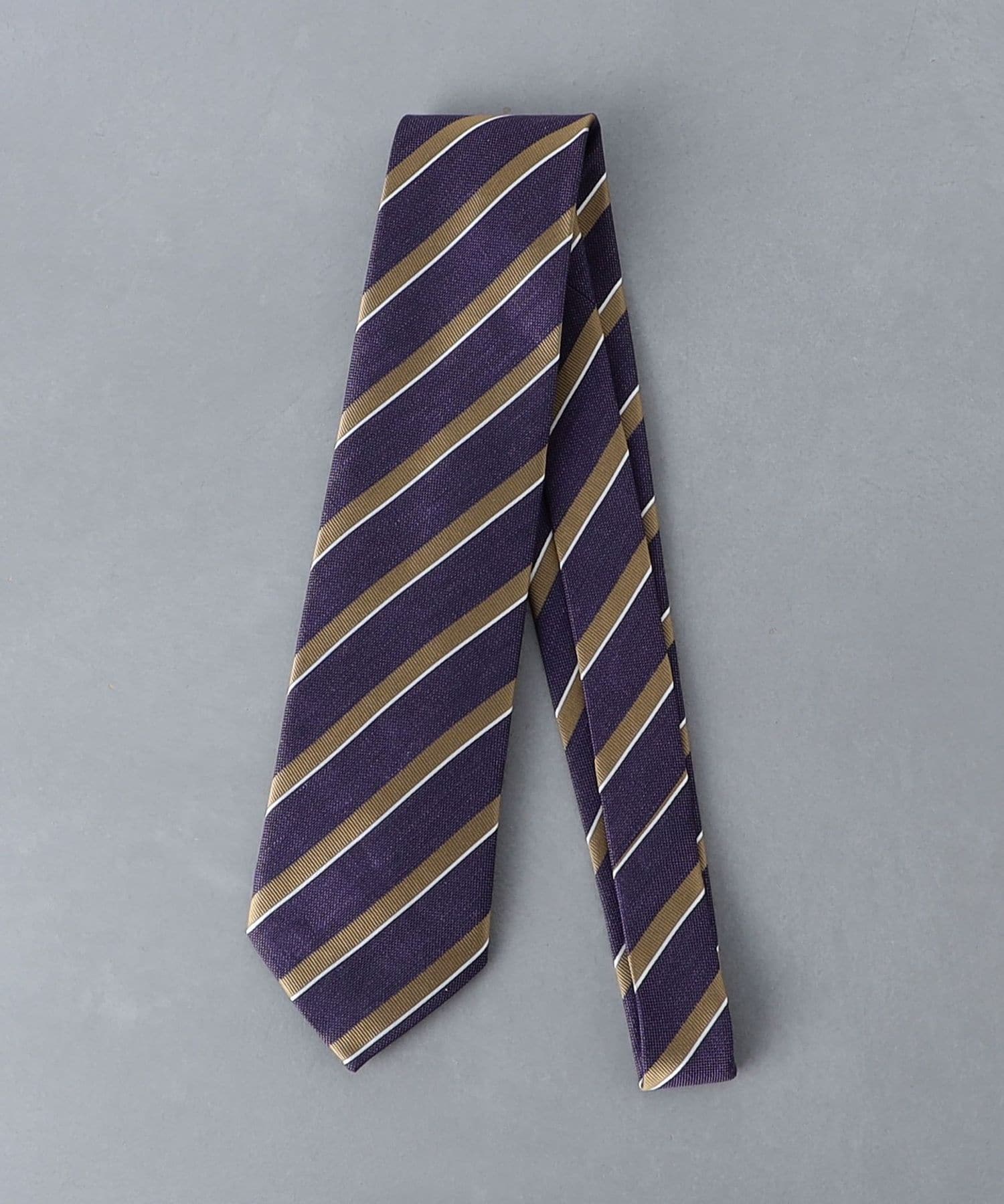 STEFANO BIGI＞ サイドライン ストライプ ネクタイ