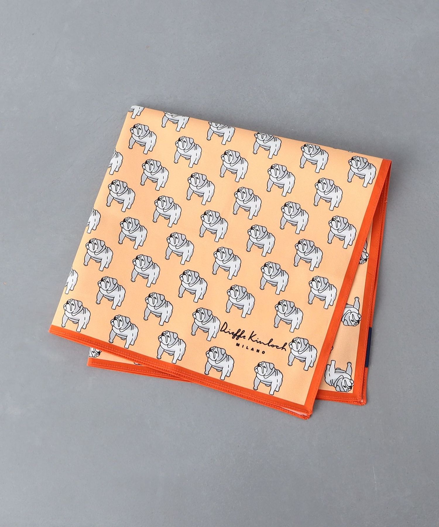 ハンカチ 専用 ito oto ししゅうハンカチ キツネxサックス | 音楽雑貨の店