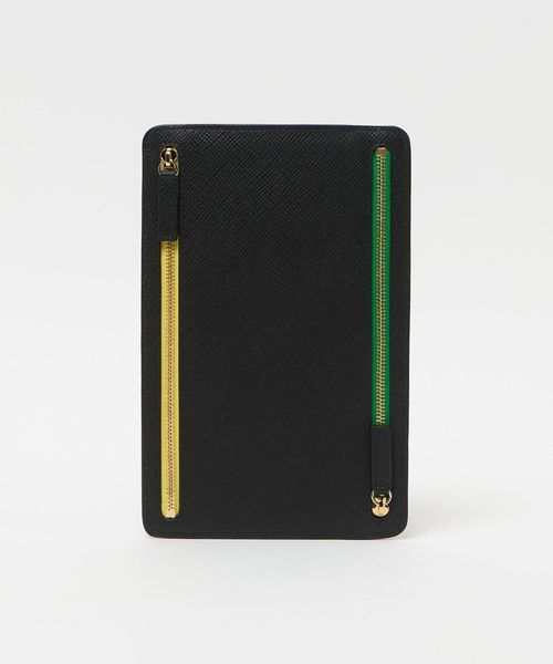 おまとめ　スマイソン Panamaレザーマルチジップケース、ケユカ靴下二足セット SMYTHSON＞Panama Multi―Zip Case/ジップケース