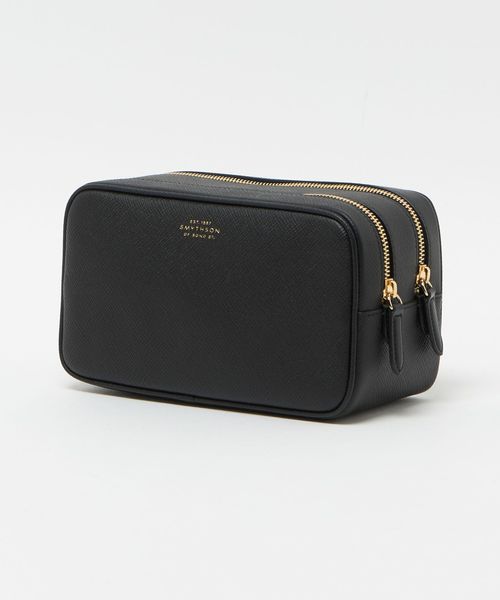 SMYTHSON＞Panama Double Zip Washbag/ジップポーチ