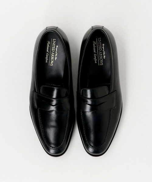 【現行品 美品】ユナイテッドアローズ レザー コインローファー UA COZY コインローファー UA COZY