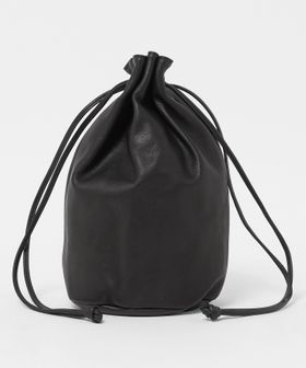 UNITED ARROWS/UNFINISHED LEATHER/アンフィニッシュドレザー 巾着ショルダーバッグ/その他バッグ