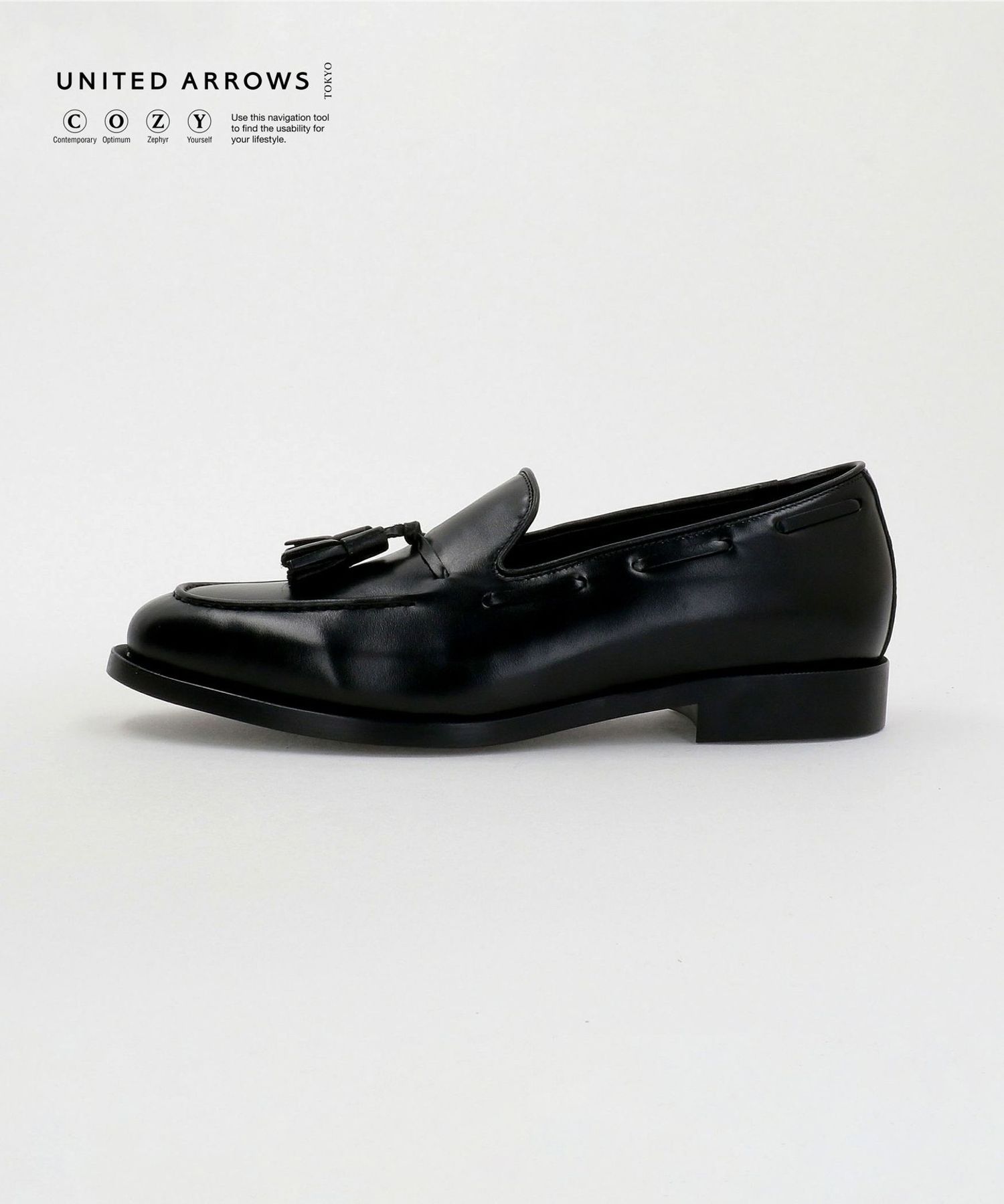 UNITED ARROWS ローファー UA COZY 26.5㎝ BLK 1300026F0516_x1_a001.jpg