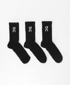 On/＜On＞Logo Sock High 3P/3パック ロゴハイソックス/ソックス / 靴下