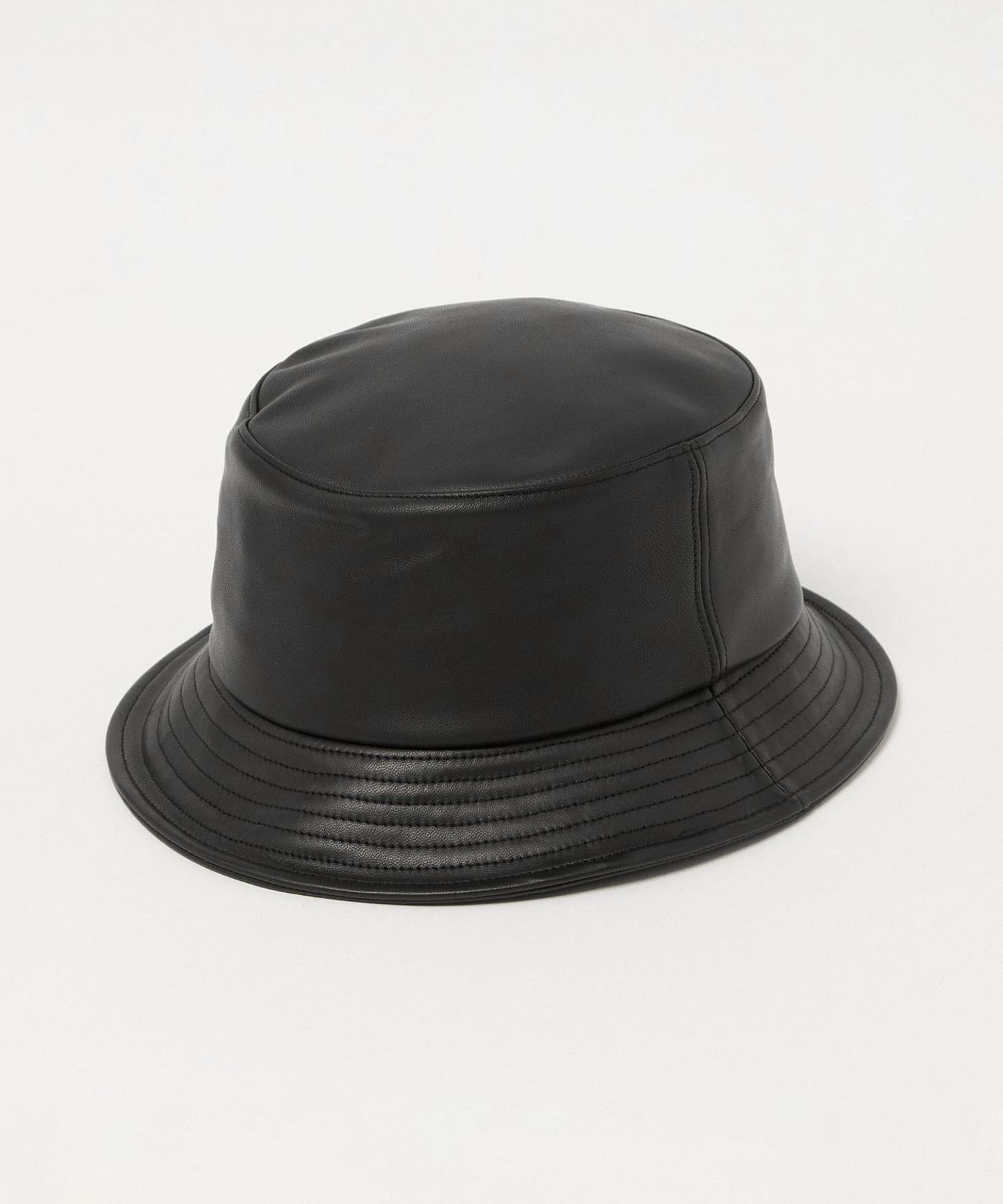 KIJIMA TAKAYUKI＞LEATHER BUCKET HAT/レザーバケットハット