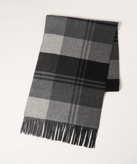 UNITED ARROWS/カシミヤ リバーシブル チェックマフラー/ストール / マフラー