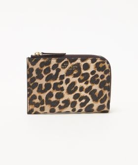 SMYTHSON/＜SMYTHSON＞Leopard Small Flat Pouch/レオパード スモール フラット ポーチ/財布 