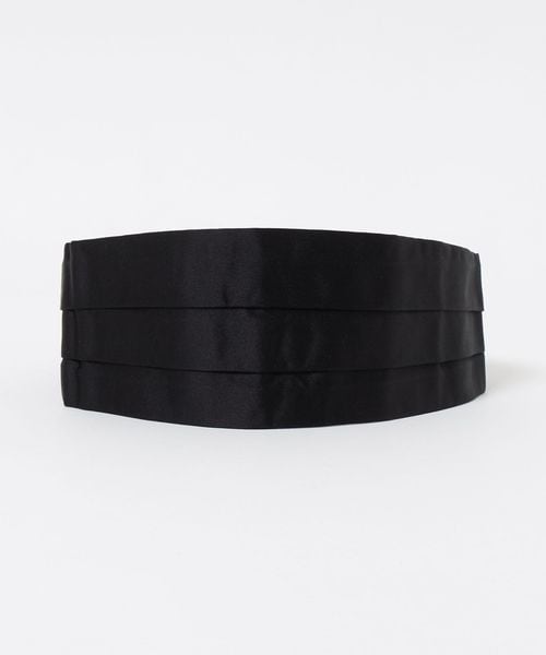 Charvet/＜Charvet＞ブラック サテン カマーバンド/その他ファッション雑貨
