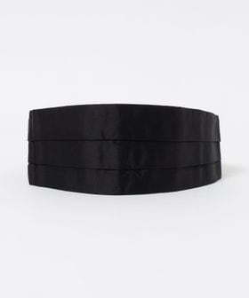 Charvet/＜Charvet＞ブラック サテン カマーバンド/その他ファッション雑貨