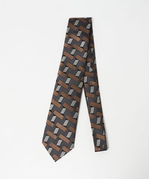 Holliday & Brown/＜HOLLIDAY＆BROWN＞スクウェア ジャガード ネクタイ/ネクタイ / ボウタイ