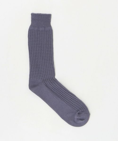 ROTOTO/＜ROTOTO＞ワッフル クルーソックス/ソックス / 靴下
