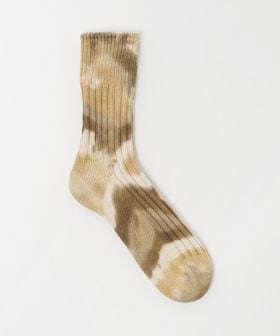 ROTOTO/＜ROTOTO＞チャンキー タイダイ クルーソックス/ソックス / 靴下