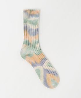 ROTOTO/＜ROTOTO＞チャンキー タイダイ クルーソックス/ソックス / 靴下