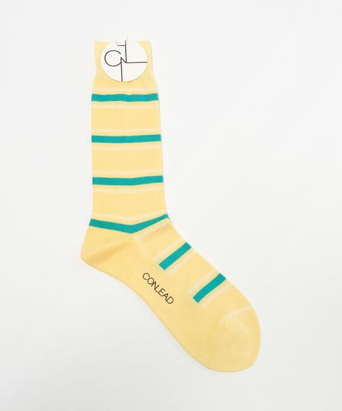 CONLEAD/＜CONLEAD＞COLOR MULTI BORDER カラー マルチ ボーダー/ソックス/ソックス / 靴下
