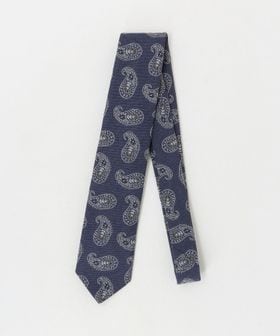 UNITED ARROWS/＜FRANCO BASSI＞ ネイビー ペイズリー ジャガード ネクタイ/ネクタイ / ボウタイ