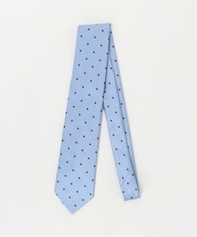 UNITED ARROWS/＜FRANCO BASSI＞ ブルー ドット ネクタイ/ネクタイ / ボウタイ