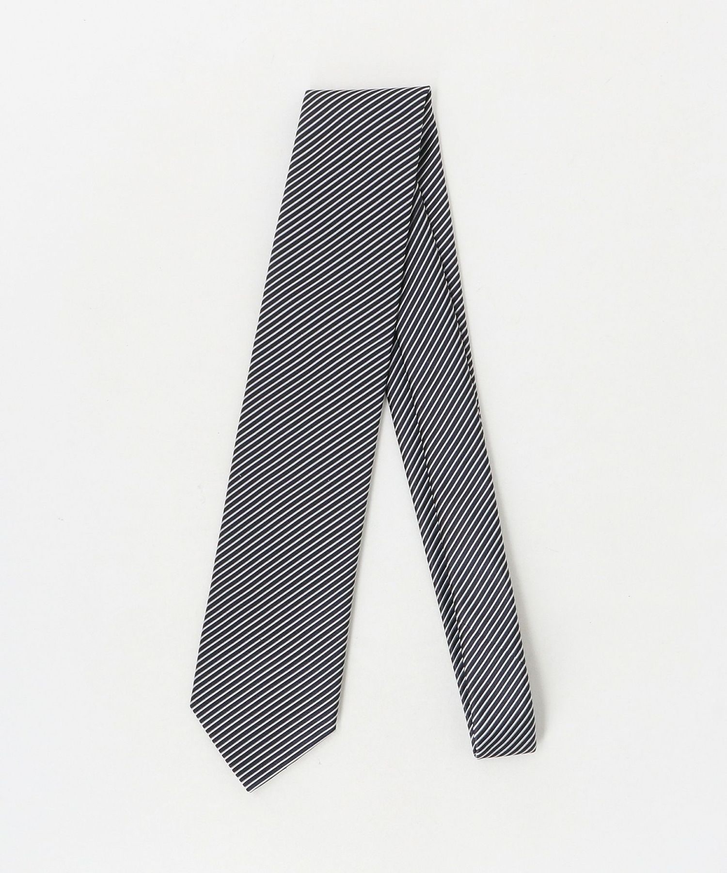 FRANCO BASSI＞ ネイビー ピンストライプ ネクタイ