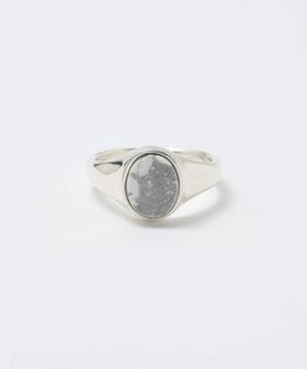 Garden of Eden/ ＜Garden of Eden＞OVAL SIGNET RING HOWLITE/オーバル リング M/リング