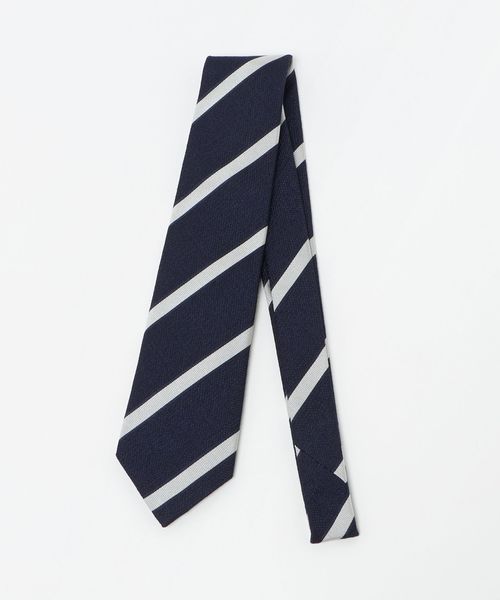 UNITED ARROWS/フォサッティ ネイビー ストライプ ネクタイ/ネクタイ / ボウタイ
