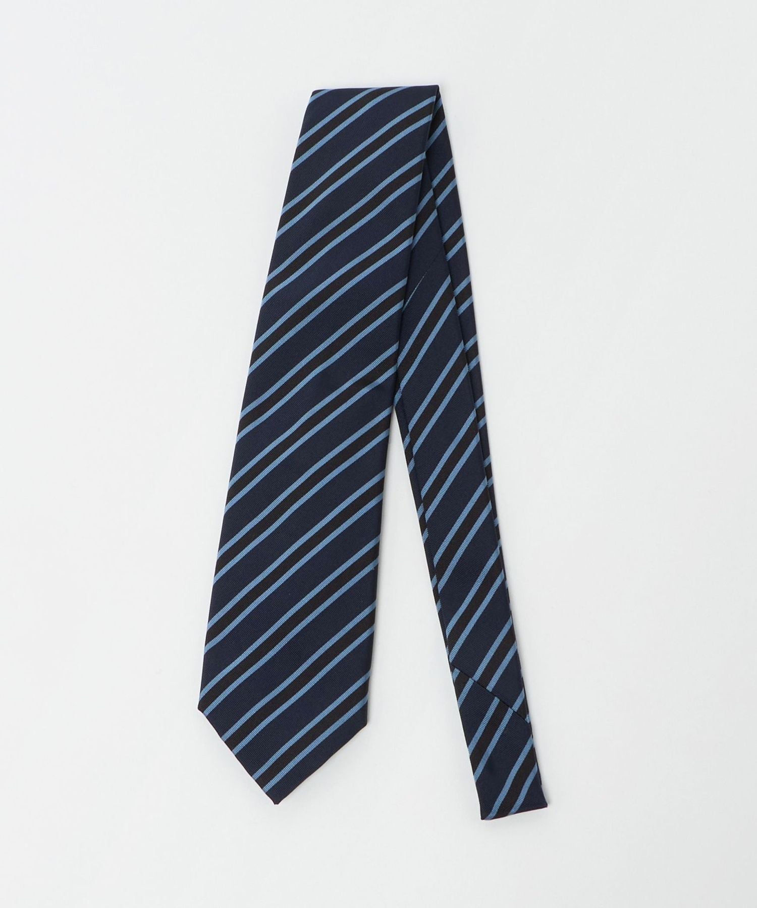 【美品】UNITEDARROWS ネクタイ ネイビー レジメンタルストライプ ネイビー レジメンタル ネクタイ