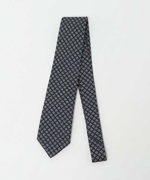 UNITED ARROWS/フォサッティ ネイビー ジャガード ネクタイ/ネクタイ / ボウタイ