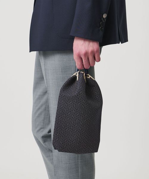 印傳屋上原勇七/＜印傳屋上原勇七＞合切袋M/紗綾形/その他バッグ