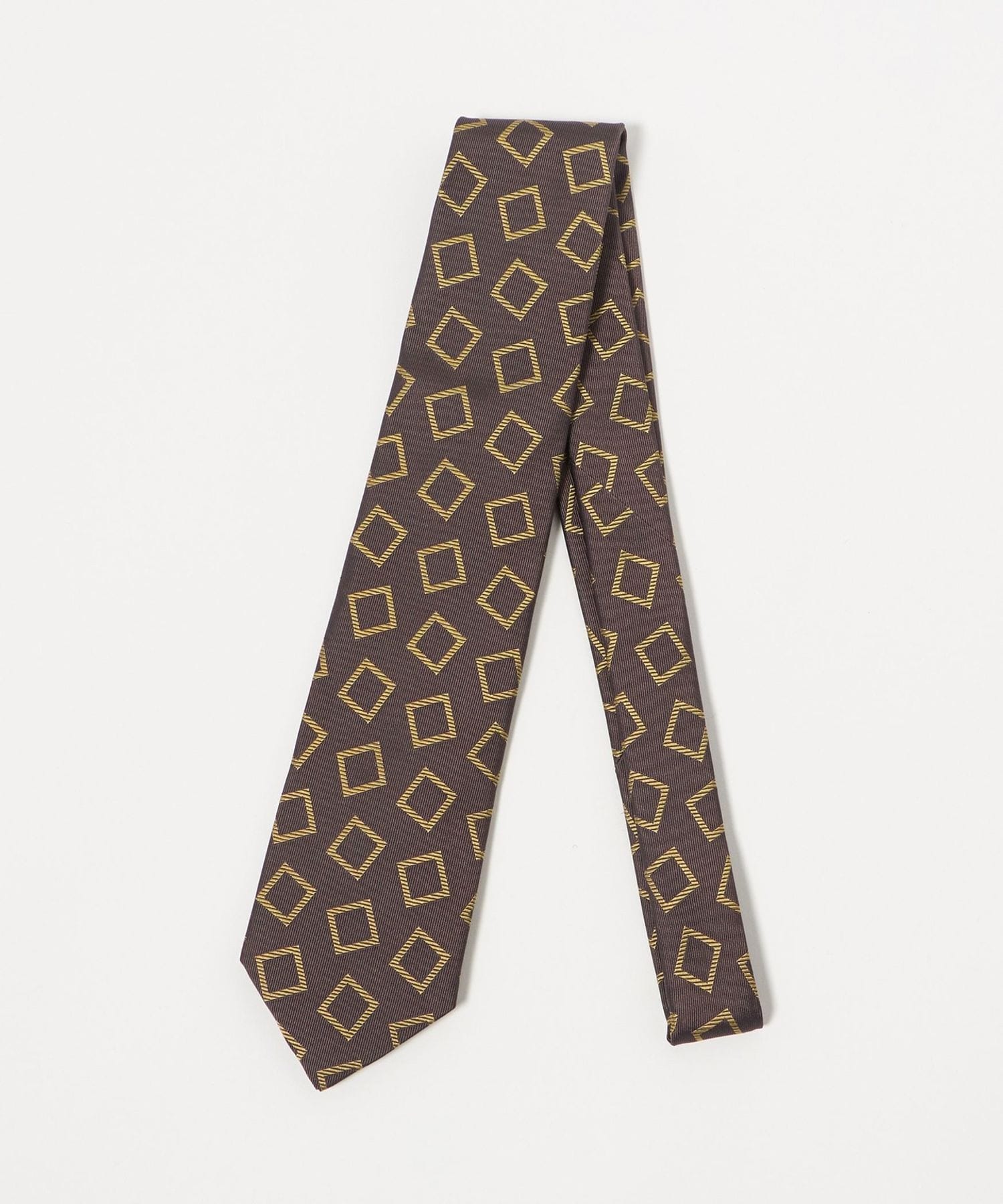 カラー スクエア ジャガード ネクタイ