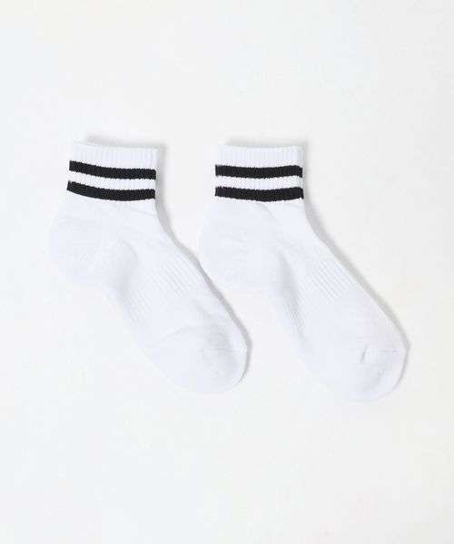 FreshService/＜FreshService＞ 2―PACK LINE SHORT SOCKS/2パック ライン ショート ソックス/ソックス / 靴下