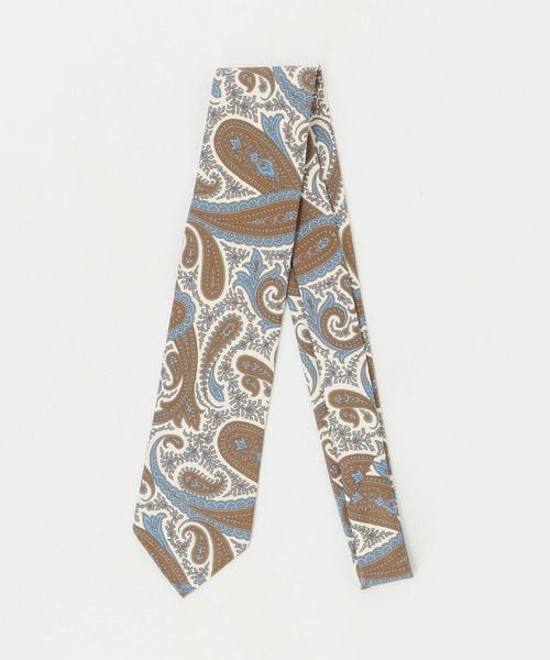 ARCURI/＜ARCURI＞カラー ペイズリー プリント ネクタイ/ネクタイ / ボウタイ