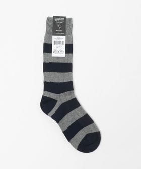 Pantherella/＜Pantherella＞ワイド ボーダー ソックス/ソックス / 靴下