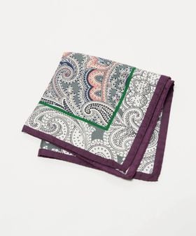 STEFANO CAU/＜STEFANO CAU＞ペイズリー ポケットチーフ/ポケットチーフ