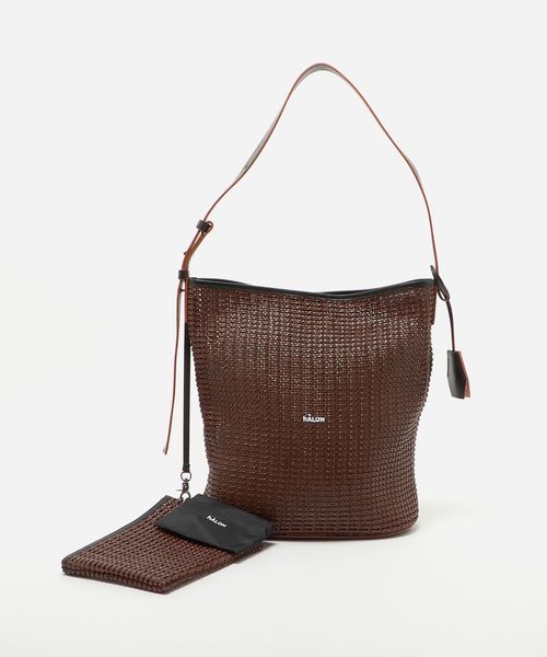 hALON/＜hALON＞ウーブン メッシュ ショルダーバッグ/ショルダーバッグ