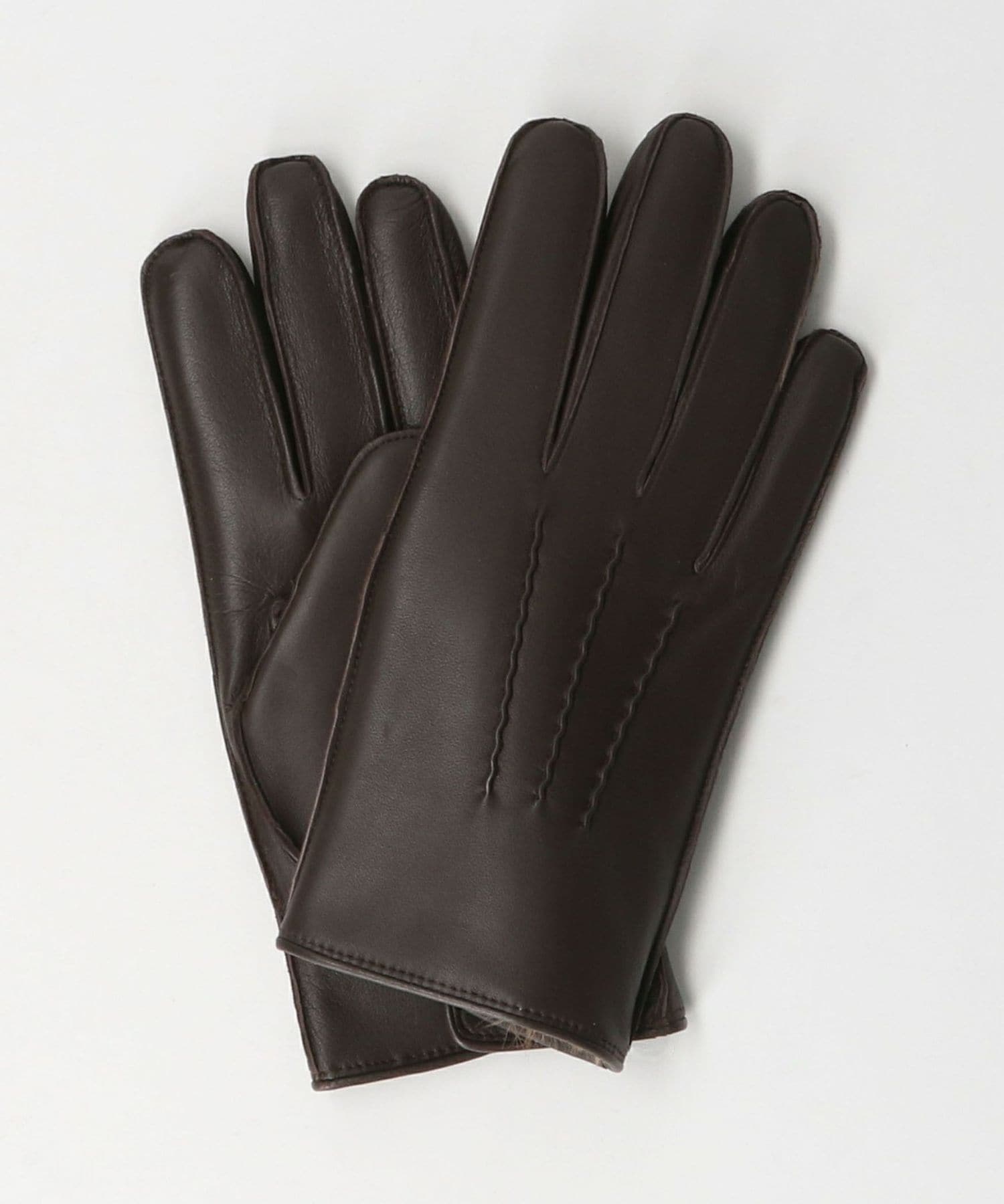 DENTS デンツ 未使用 ヘアシープ×ツイード　グローブ 手袋 itm0098-01.jpg