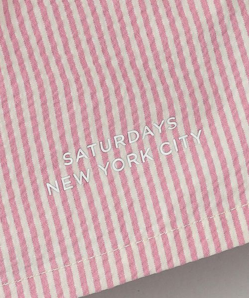 SATURDAYS NEW YORK CITY＞ TIMOTHY SEERSUCKER/ショートパンツ