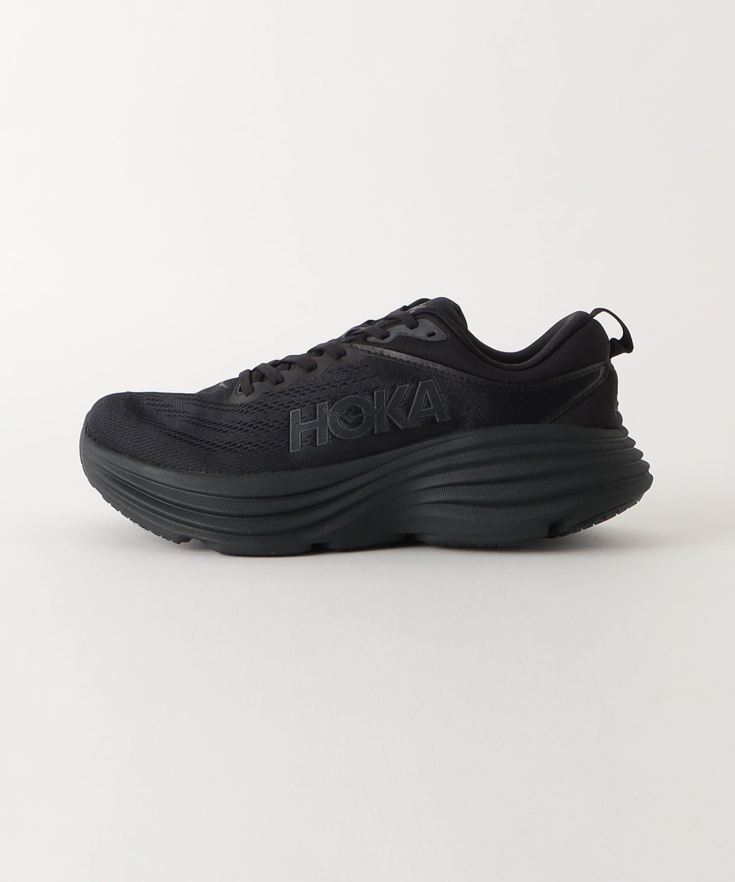 HOKA ONE ONE＞ ボンダイ 8 ブラック/スニーカー