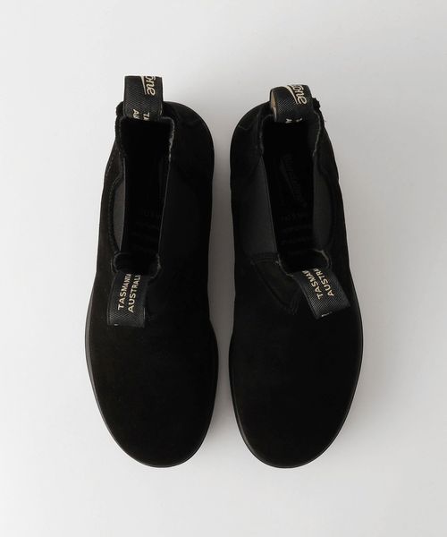 ブラックスエードブーティ JP24.5 EU38 新品 BLUNDSTONE＞ ORIGINALS スエード/ブーツ