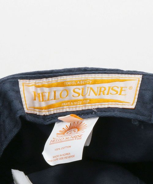 【HELLO SUNRISE】Hello Sunrise Find My B Tee /追跡付 HELLO SUNRISE＞ トラベル エージェンシー ロゴ キャップ