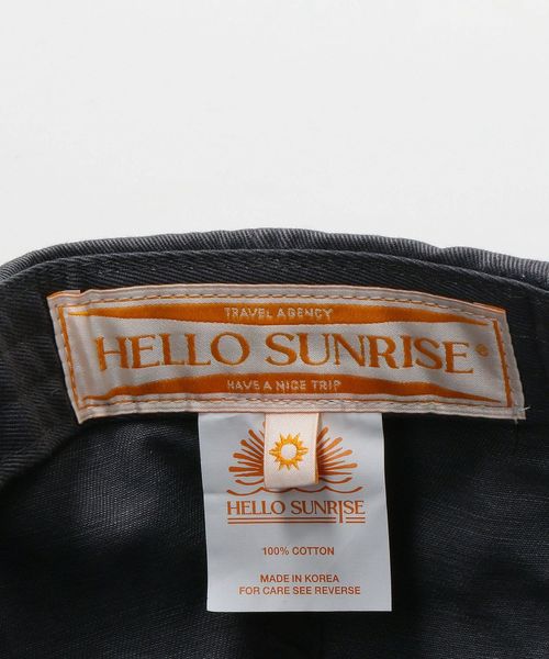 HELLO■HS Arch Logo 5Panel Cap_Navy■送料込 HELLO SUNRISE＞ アーチ ロゴ 5パネル キャップ