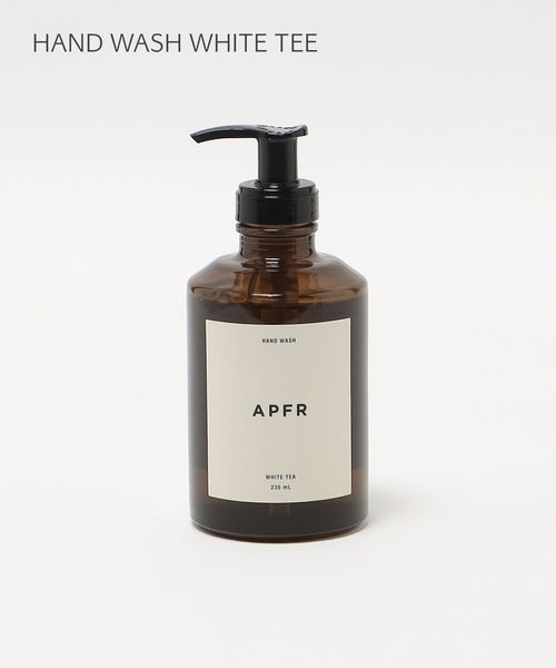 APOTHEKE FRAGRANCE/＜APFR＞HAND WASH WHITE TEA ハンドソープ/石鹸 / ボディソープ / 入浴剤