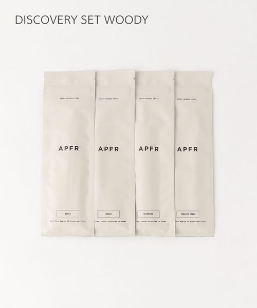 APOTHEKE FRAGRANCE/＜APFR＞ SHORT INCENSE STICKS DISCOVERY SET WOODY/お香/ルームフレグランス / お香 / アロマ